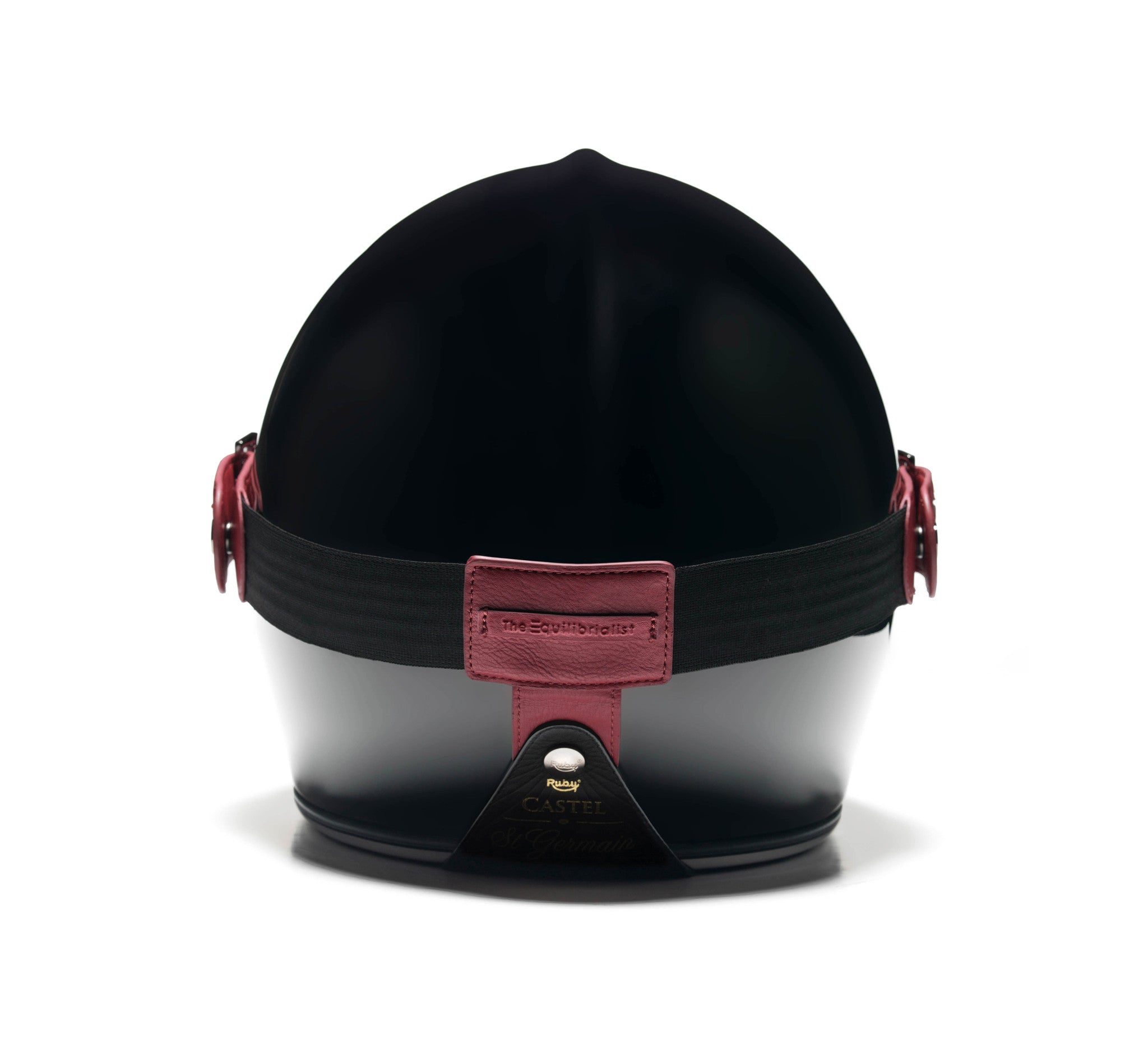 french motorcycle helmet ruby Félix Maska - Burgundy (Fits Ruby Castel Helmets)